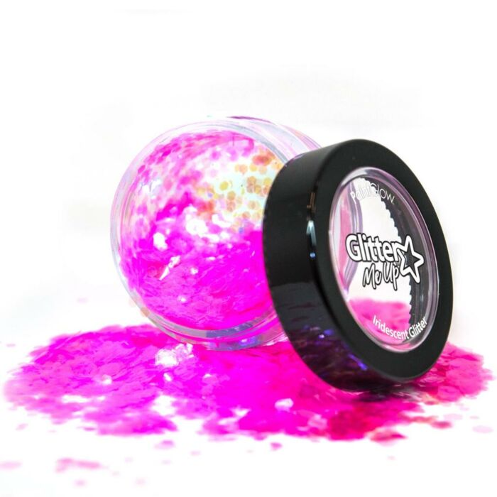 Fantasy chunky glitters Flamingo fiesta roze 3 Gramm