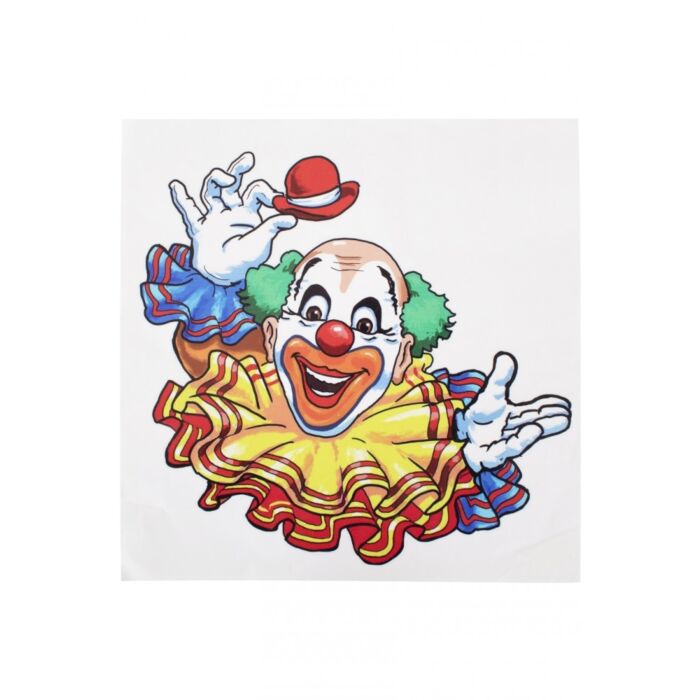 Adhesive clown 35x40 cm