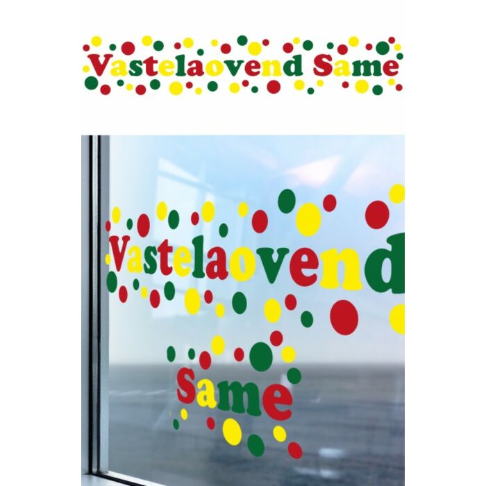 Fenster- und Glasaufkleber Vastelaovend same