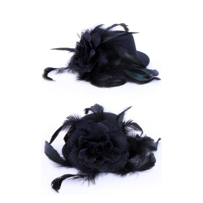 Mini-Hut schwarz Mini-Hut schwarz