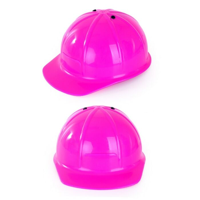 Verstellbarer Bauhelm rosa Verstellbarer Bauhelm rosa