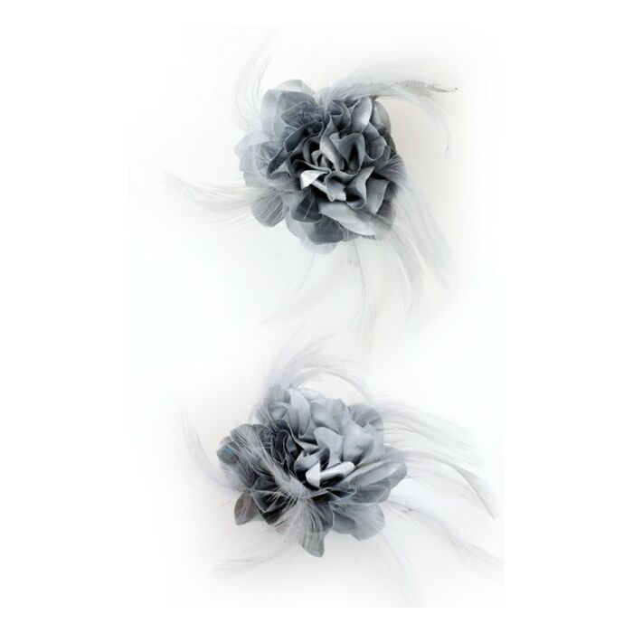 Blume auf Stift silber Blume auf Stift silber