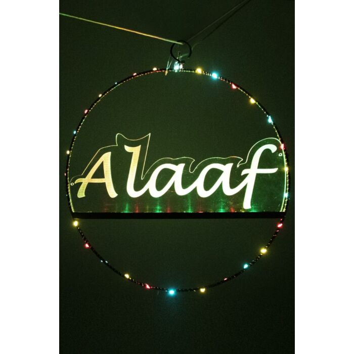 Fenster-Tür-Kreis Alaaf beleuchtet Fenster-Tür-Kreis Alaaf beleuchtet