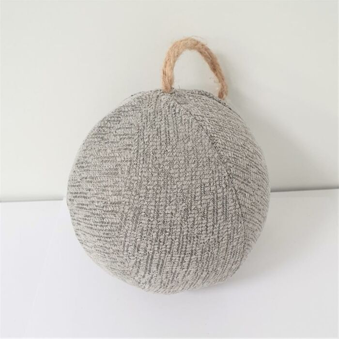 Hänger bol stoff 12cm grau Hänger bol stoff 12cm grau