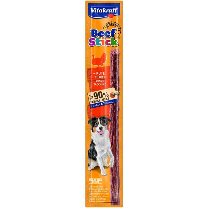 Hundesnack Beef-Stick Pute 12 g Hundesnack Beef-Stick Pute 12 g