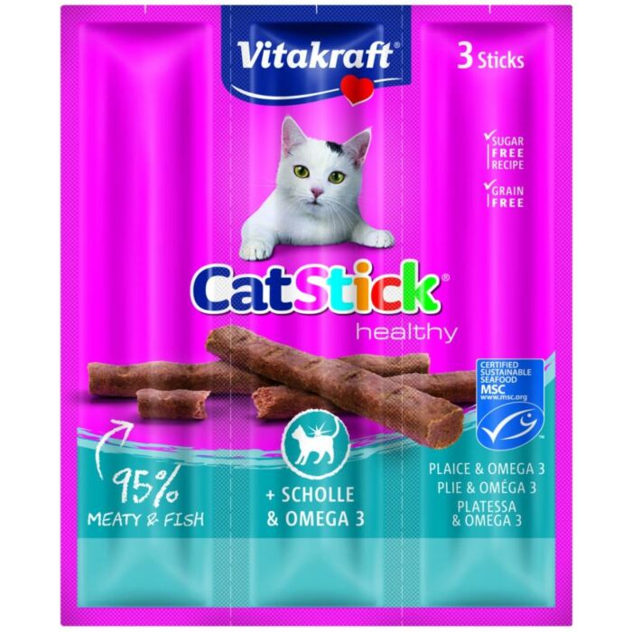 Cat Stick Vitakraft mini Schol / Omega 3 – 3 stück