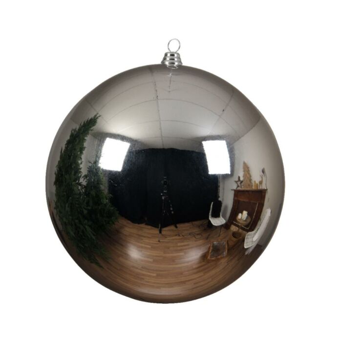 XL Weihnachtskugel silber Ø 25 cm XL Weihnachtskugel silber Ø 25 cm