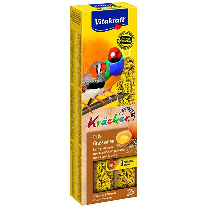 Vogelsnack Kracker Ei exotisch 2in1 – Vitakraft