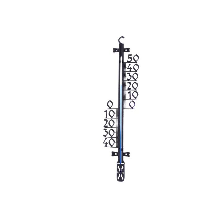 Profilthermometer Kunststofff Schwarz 46,5x11x3cm