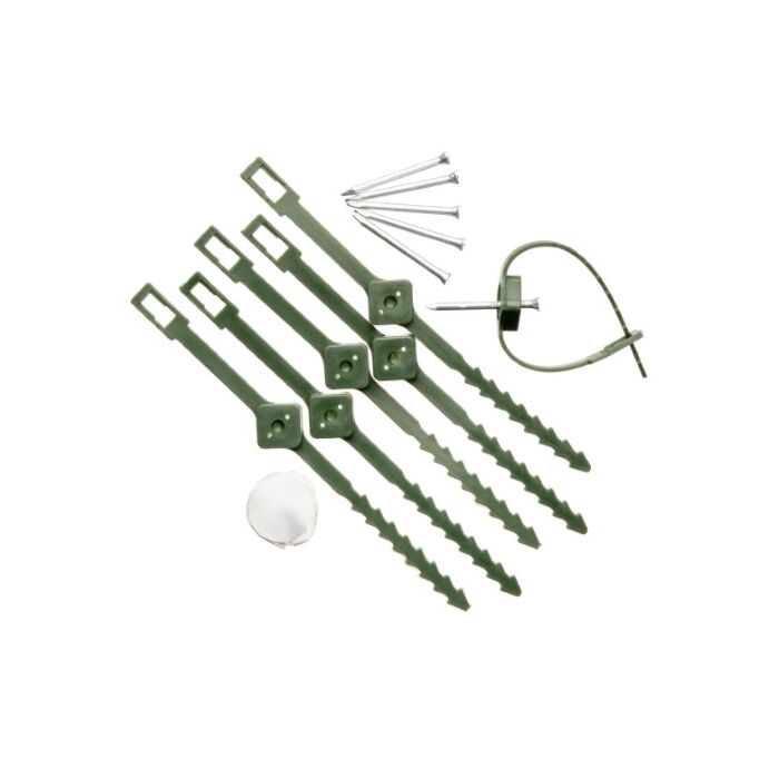 Kletterpflanzenführer mit Rattenschwanzverschluss Ø25-45mm set 6 stück
