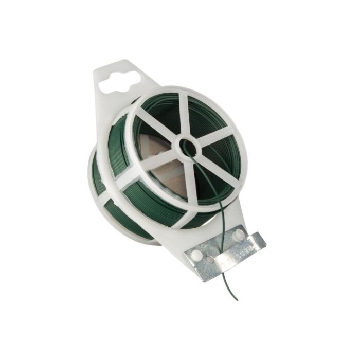 Bindedraht plastifizierter Metalldraht grün Ø 0,6 mm