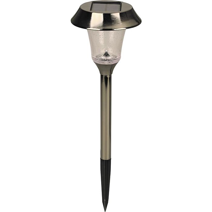 Solar-Stehlampe für den Außenbereich Georgia, schwarz, 46,8 cm – Luxform