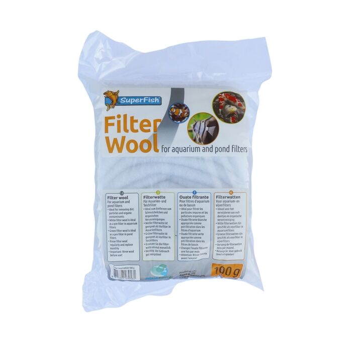 SUPERFISH Filterwatten wit 100g