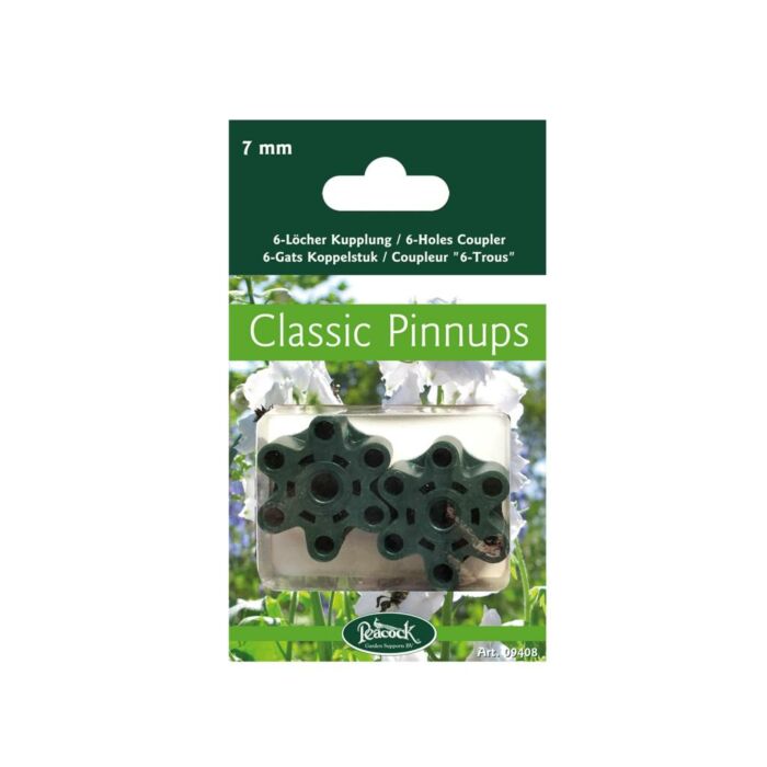 6-Loch-Kupplungsstück - Ø 7 mm, 2 Stk 6-Loch-Kupplungsstück - Ø 7 mm, 2 Stk