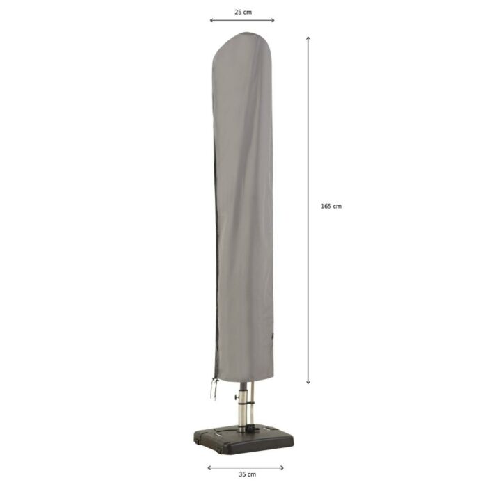 Schutzhülle L 165 cm grau