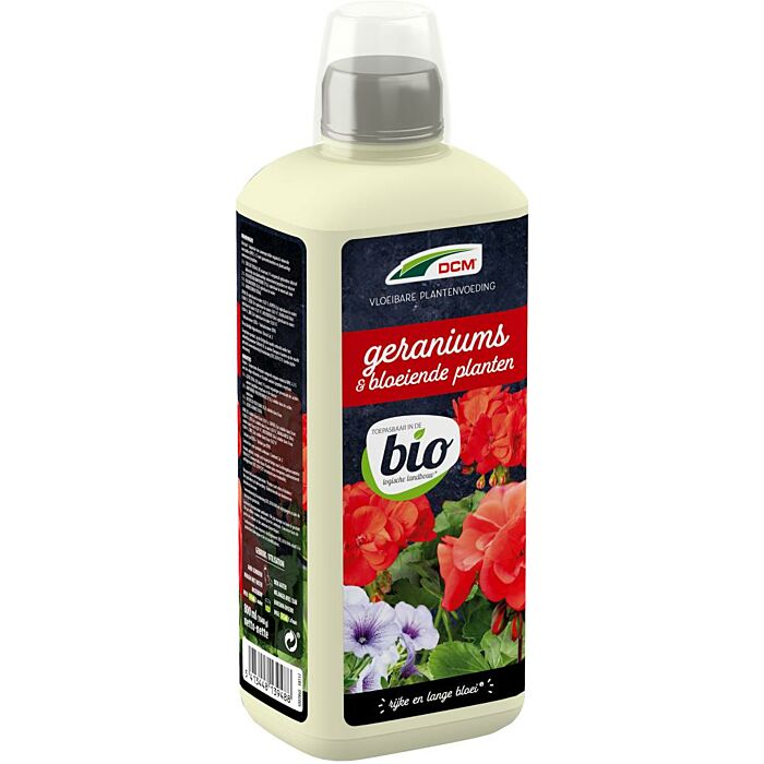 Flüssige Pflanzennahrung Geranien 800 ml - DCM