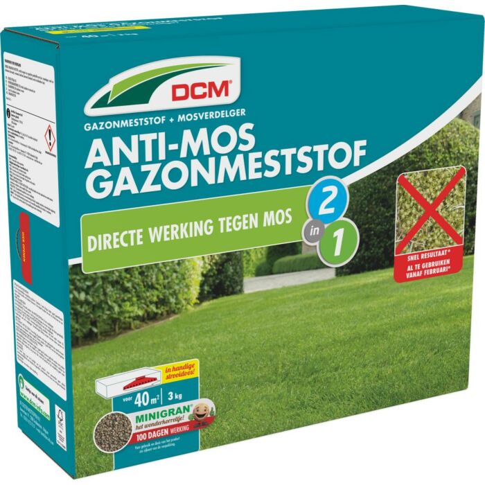 Anti-Moos-Dünger für Rasen 3 kg - DCM