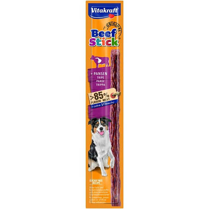Hundesnack Beefstick Pansen 12g
