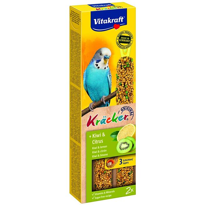 Vitakraft Kräcker Original Sittich - Kiwi & Zitrusfrüchte 2 Stück Vitakraft Kräcker Original Sittich - Kiwi & Zitrusfrüchte 2 Stück