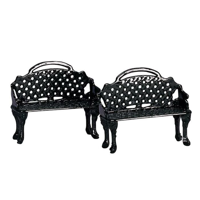 Lemax Patio Bench, Set mit 2 Lemax Patio Bench, Set mit 2