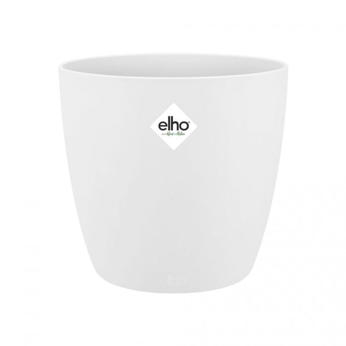 Elho Topf Brussels rund Ø 18 cm weiß