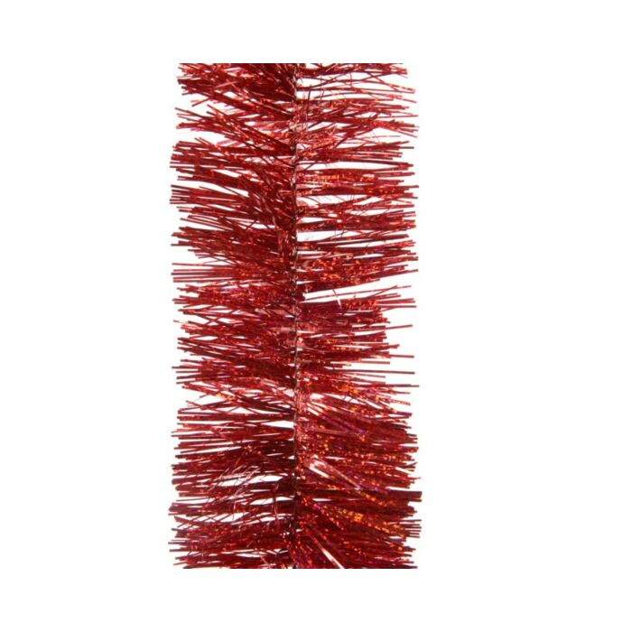 Lametta-Girlande glänzend rot 270 cm - Decoris Lametta-Girlande glänzend rot 270 cm - Decoris