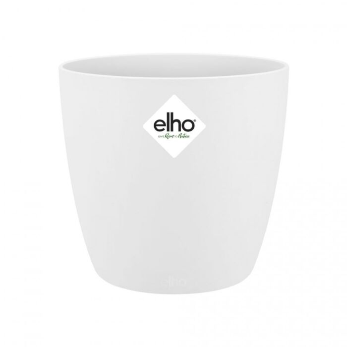 Elho Blumentopfes Brussels rund Ø 13 cm weiß