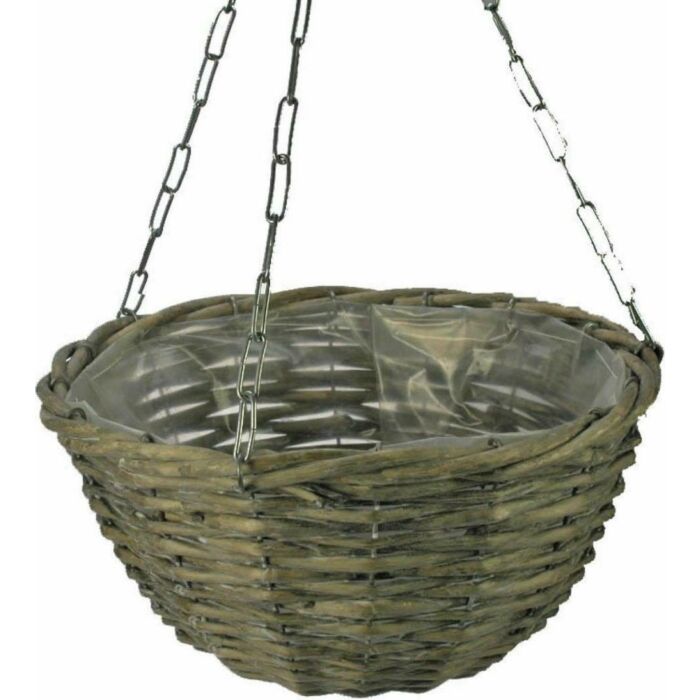 Hängekorb Weide grau – Ø 30 cm Hängekorb Weide grau – Ø 30 cm