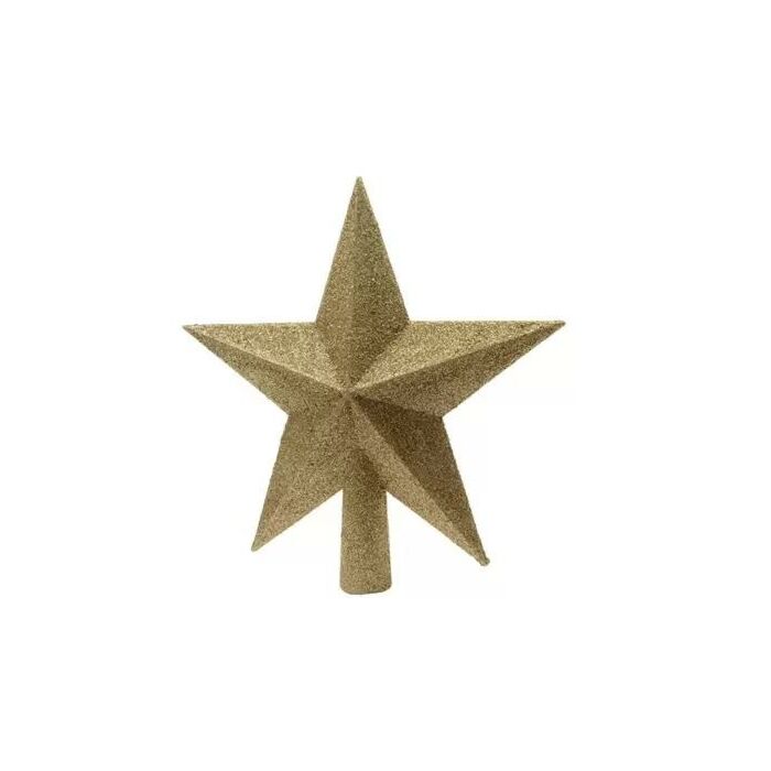 Spitze Stern gold Funkeln Plastik Spitze Stern gold Funkeln Plastik