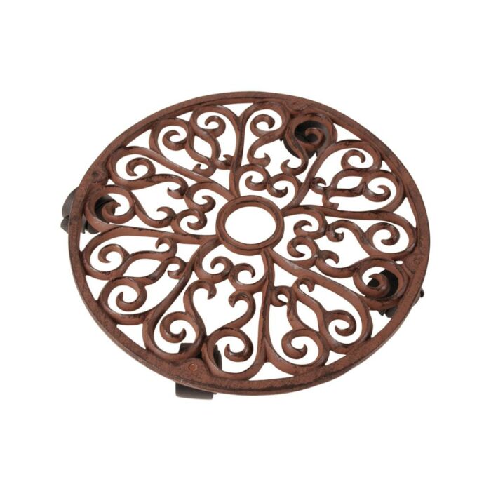 Trolley Gusseisen rund outdoor L 34,5 cm