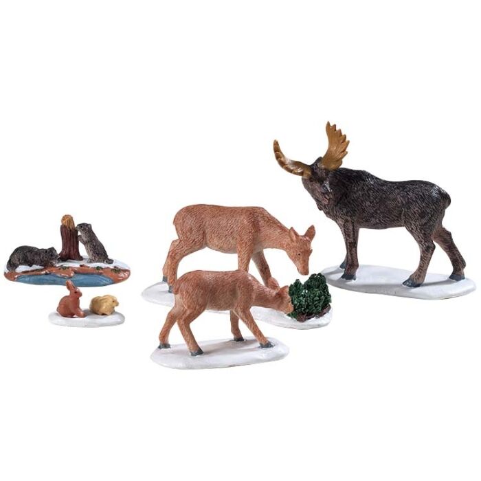 Lemax Wild Animals, Set mit 5 Lemax Wild Animals, Set mit 5