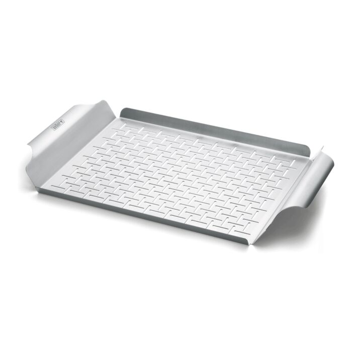 Weber Edelstahl Deluxe Grillpfanne