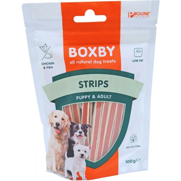 Hundesnack Boxby Streifen 100g Hundesnack Boxby Streifen 100g
