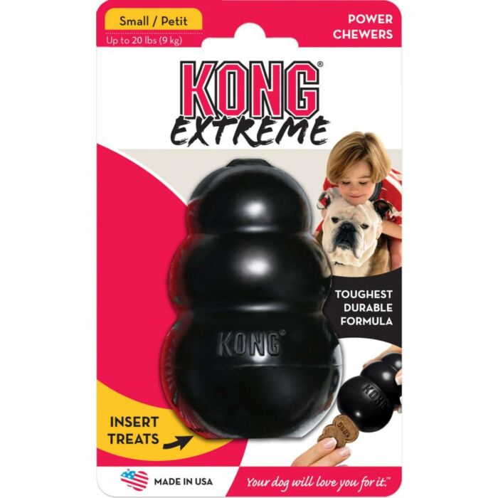 Origineel rubber kong small schwarz Origineel rubber kong small schwarz