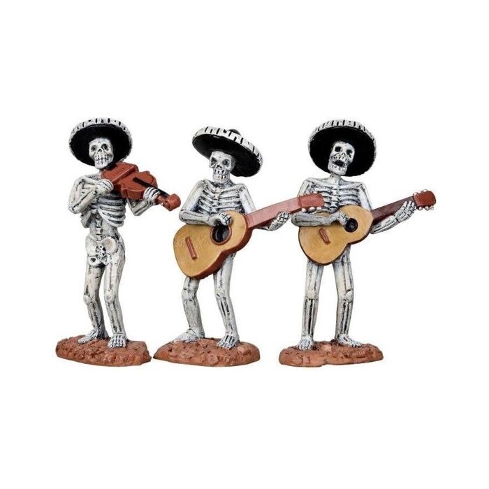 LEMAX SKELETON MARIACHI BAND, SATZ VON 3 LEMAX SKELETON MARIACHI BAND, SATZ VON 3