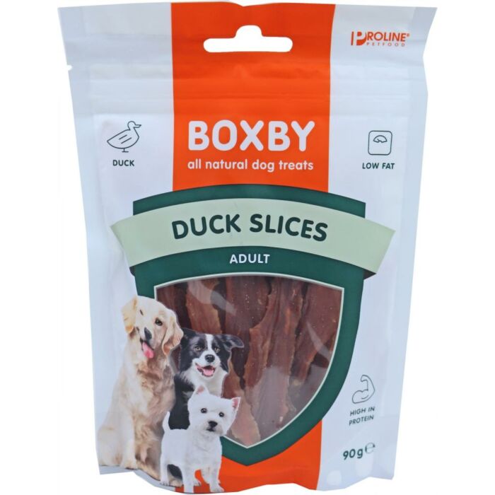 Hundesnack Boxby Enten Scheiben 90g