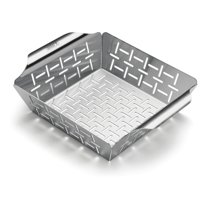 Weber Edelstahl Deluxe Grillkorb klein Weber Edelstahl Deluxe Grillkorb klein