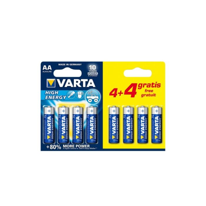 Varta Alkaline Batterie AA 4+4