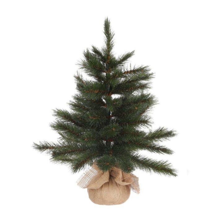 Weihnachtsbaum Wald gefrostet mit Sackleinengrün 60 cm - Triumph Tree Weihnachtsbaum Wald gefrostet mit Sackleinengrün 60 cm - Triumph Tree