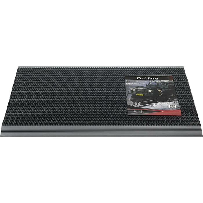 Fußmatte Outline schwarz 50x80 cm - Hamat Fußmatte Outline schwarz 50x80 cm - Hamat