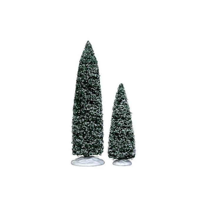 Lemax Snowy Juniper Tree, large & medium, Set mit 2 Lemax Snowy Juniper Tree, large & medium, Set mit 2