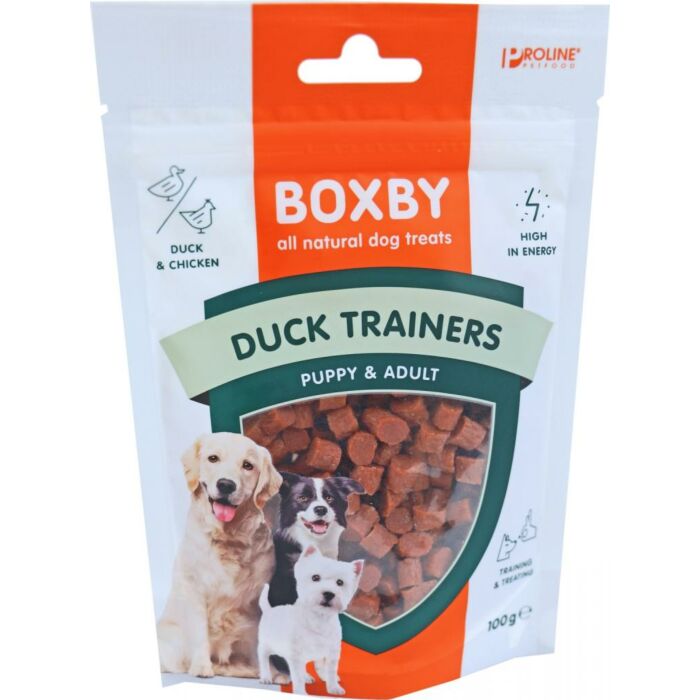Hundesnacks Boxby Enten Trainer 100g