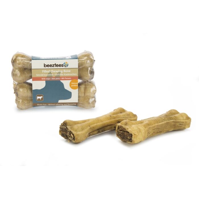 Hundekauknochen gefüllt mit Pansen – Beeztees