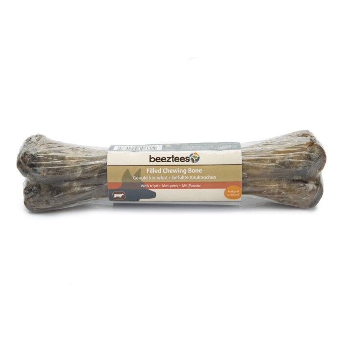 Hundekauknochen gefültt mit Pansen L 20 cm – Beeztees Hundekauknochen gefültt mit Pansen L 20 cm – Beeztees