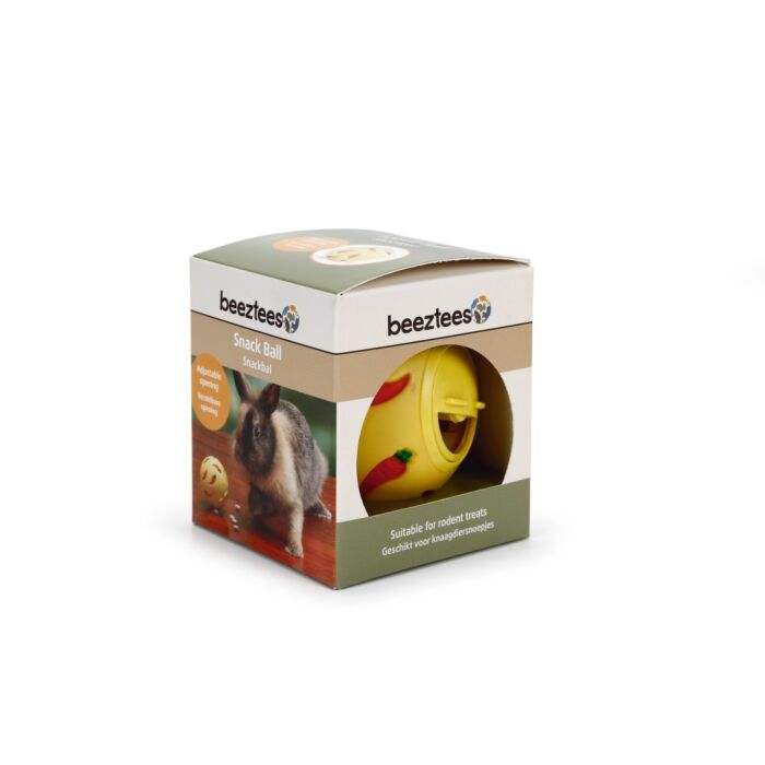 BEEZTEES Snackbal verstelbaar 8cm  ass