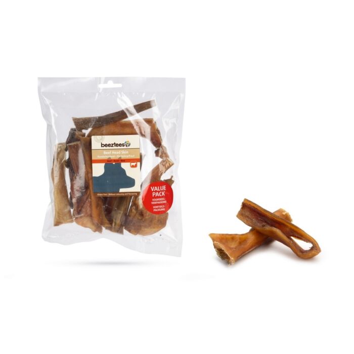 Beeztees Rindfleisch Kopf Hautstange l12 cm 10pcs