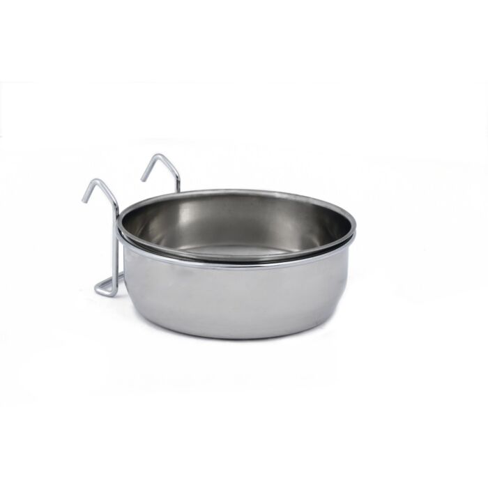 Futterschüssel Coopcup inox & Halter 0.9 l-15 cm Futterschüssel Coopcup inox & Halter 0.9 l-15 cm