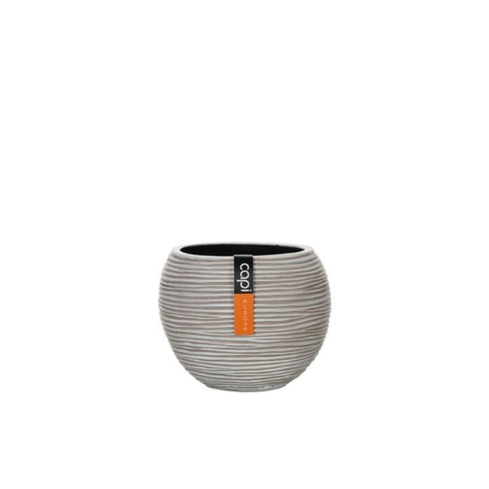 Topf kugel rib beige Ø 17 cm Topf kugel rib beige Ø 17 cm