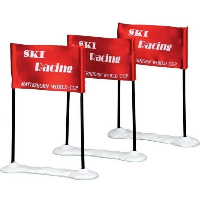 LEMAX SKI RACING FLAG, SATZ VON 3