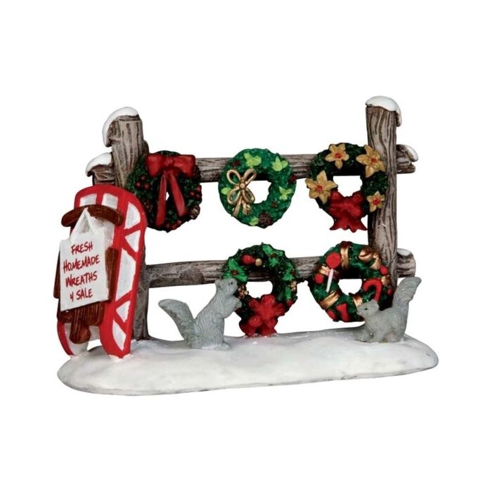 LEMAX CHRISTMAS WREATHS 4 SALE